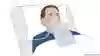 Bild som visar oxygenbehandling med reservoarmask